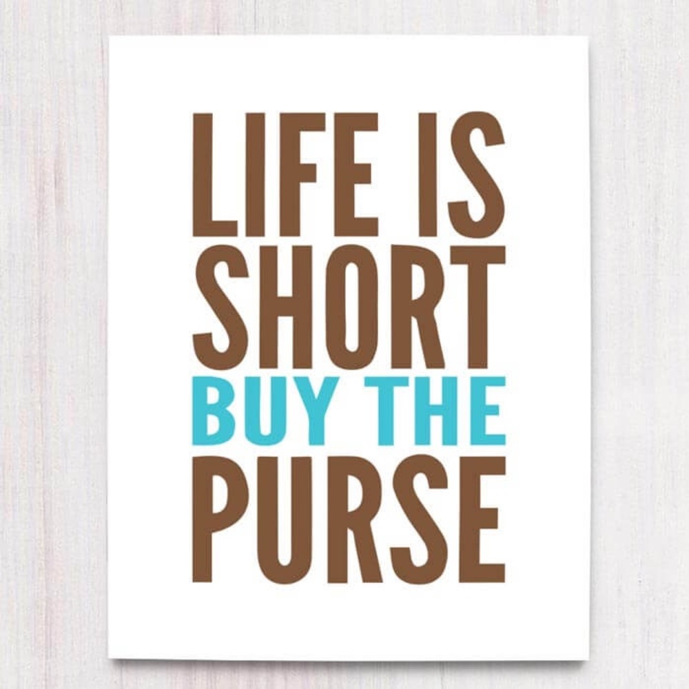 Handbag/bag section of closet